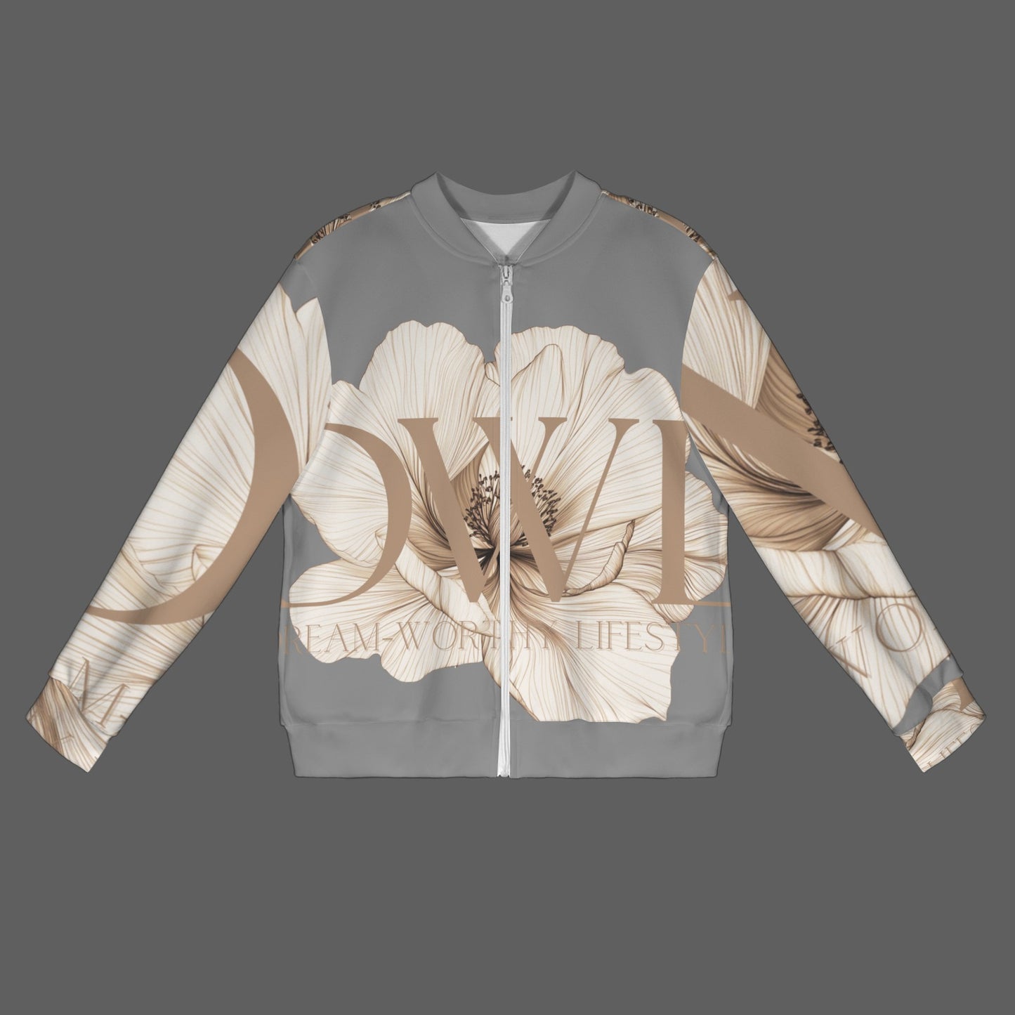 DWL Gray Bomber Jacket