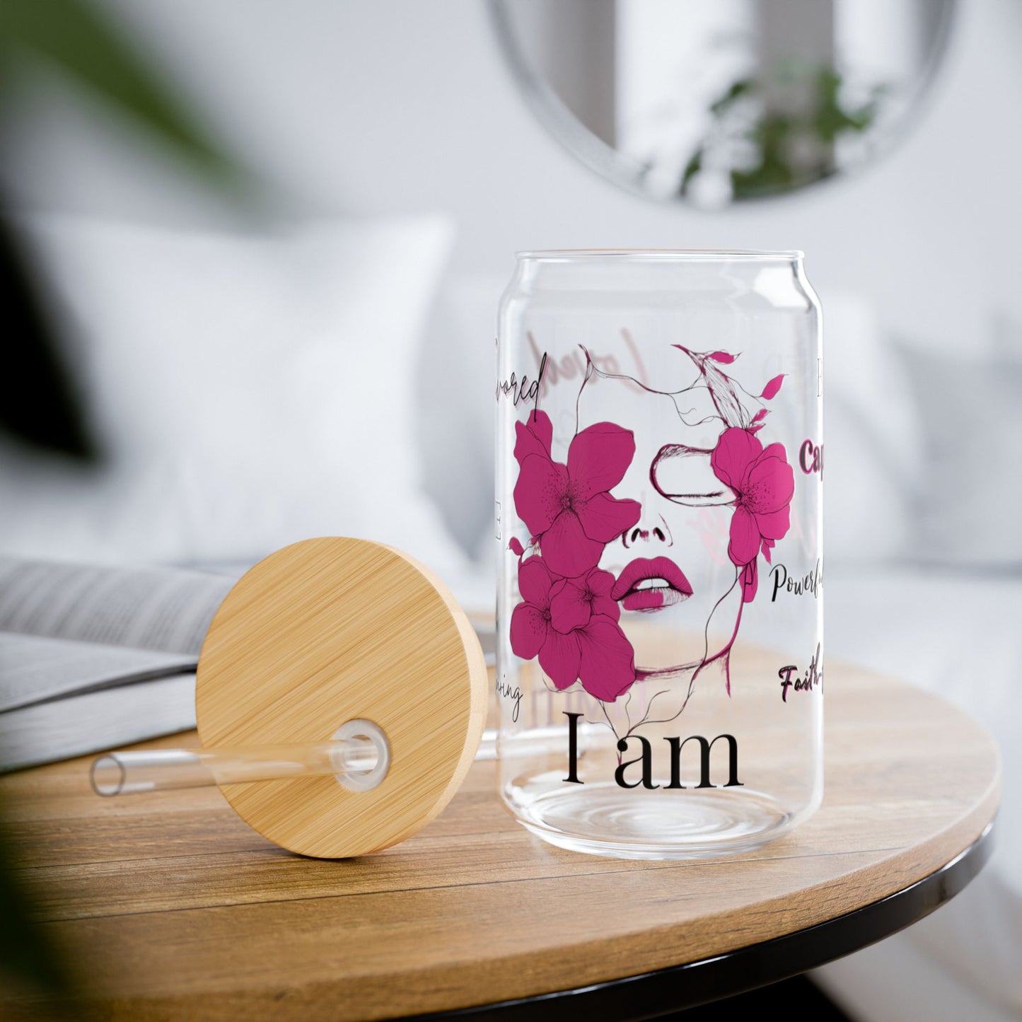 "I Am" Sipper Glass