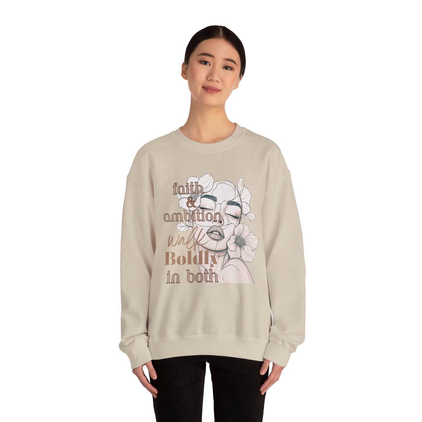 "Faith And Ambition" Crewneck Sweatshirt