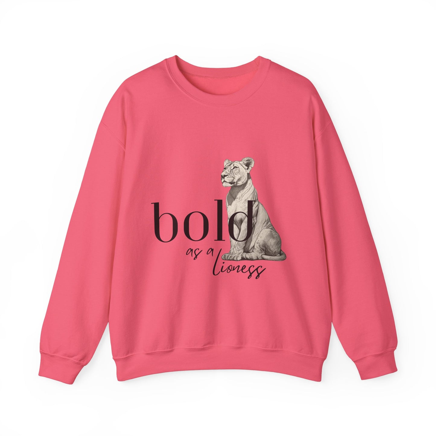 "Bold Lioness" Crewneck Sweatshirt
