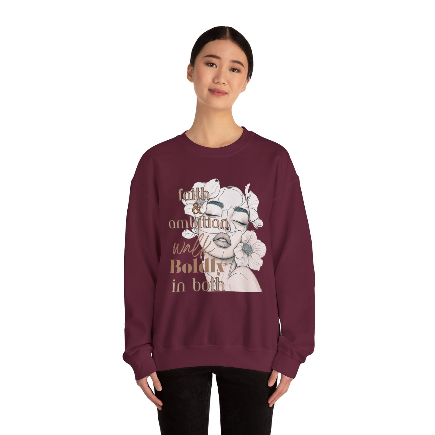 "Faith And Ambition" Crewneck Sweatshirt