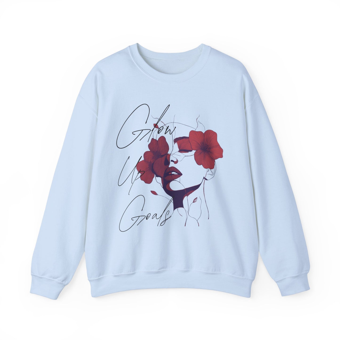 "Glow Up Goals" Crewneck Sweatshirt