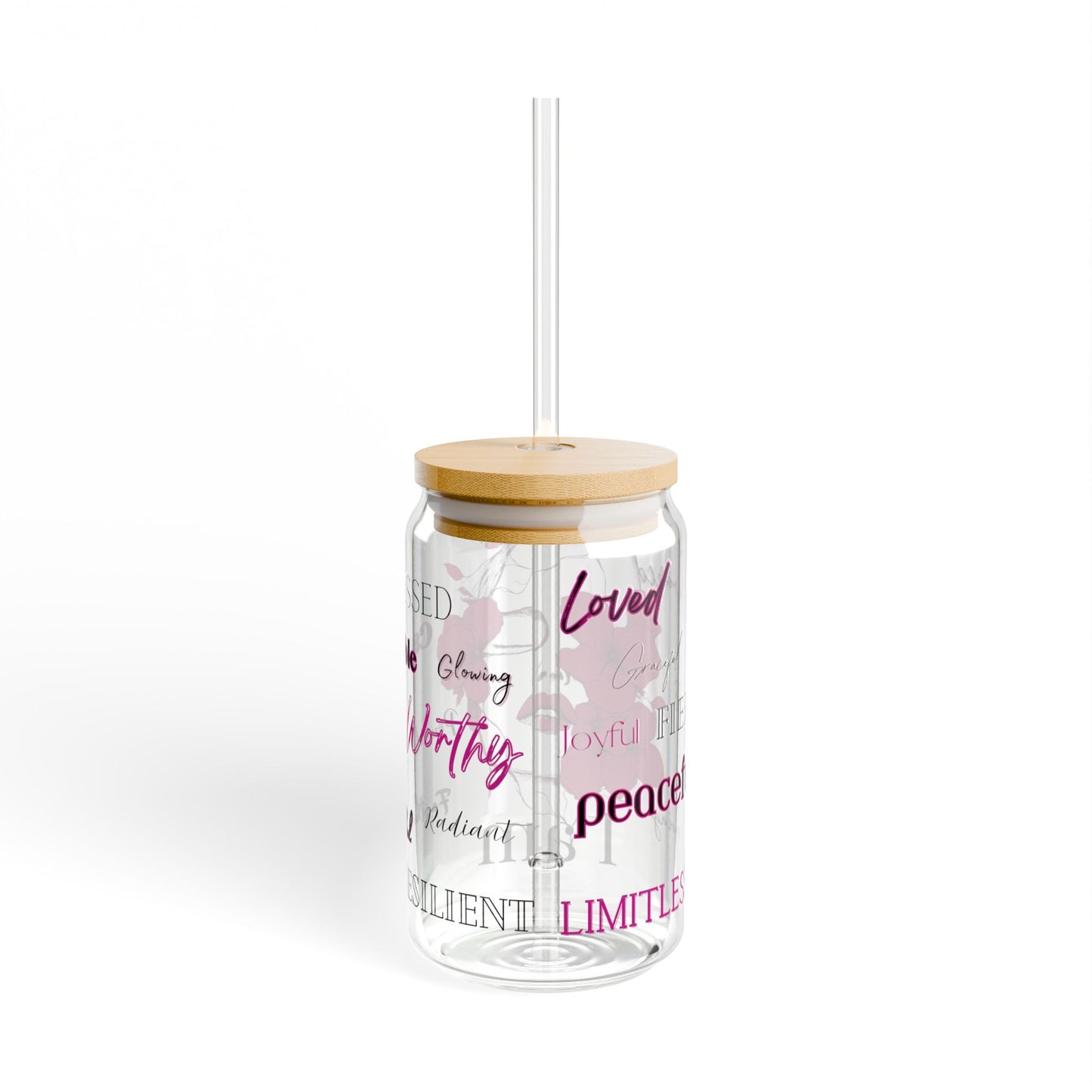 "I Am" Sipper Glass