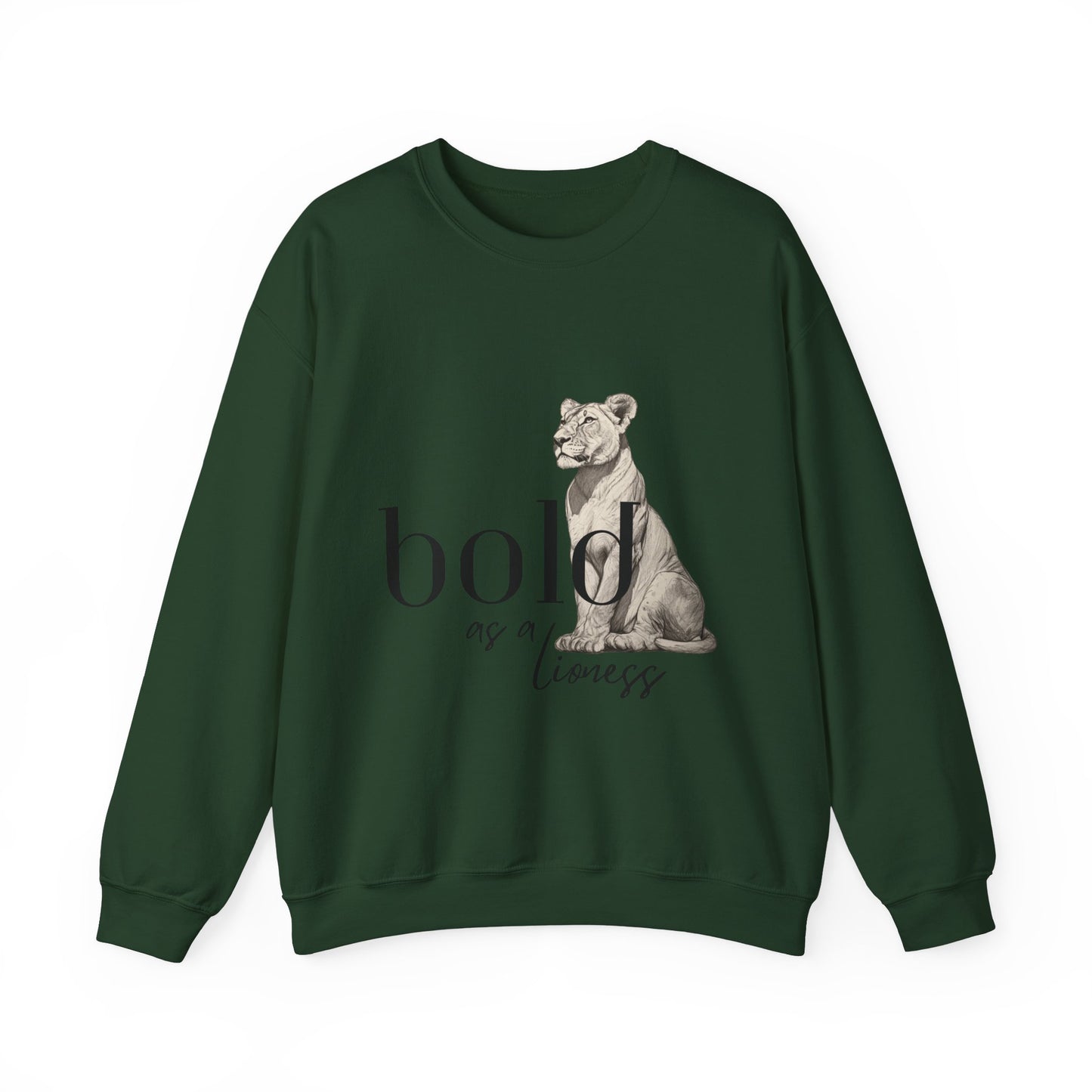 "Bold Lioness" Crewneck Sweatshirt