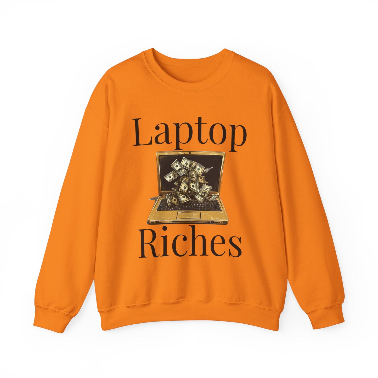 "Laptop Riches" Crewneck Sweatshirt