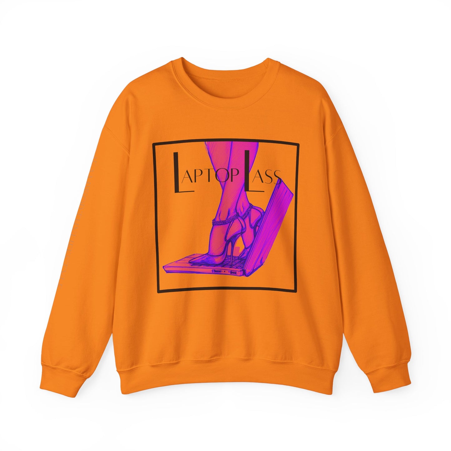 "Laptop Lass" Crewneck Sweatshirt