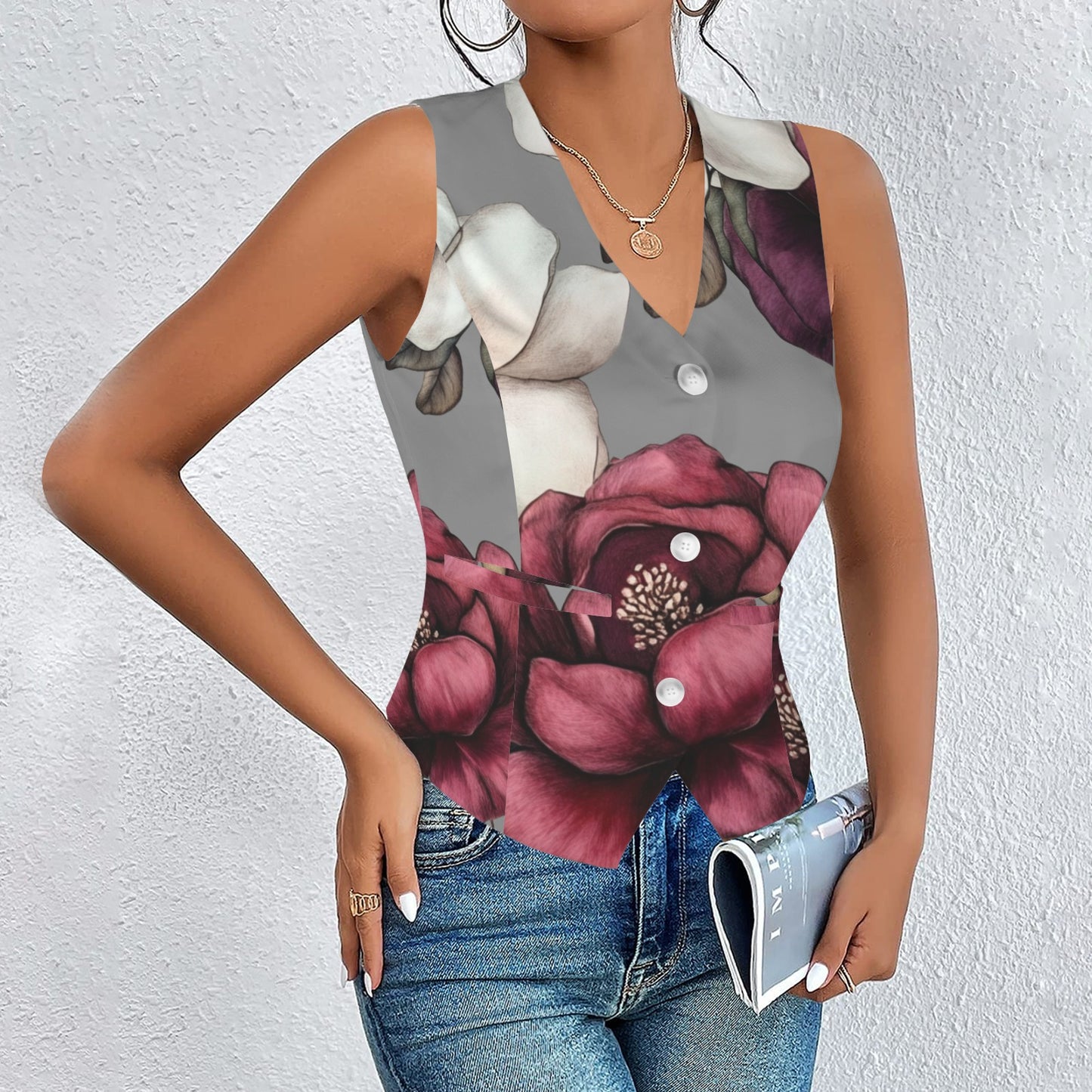 Burgundy Belle Gray