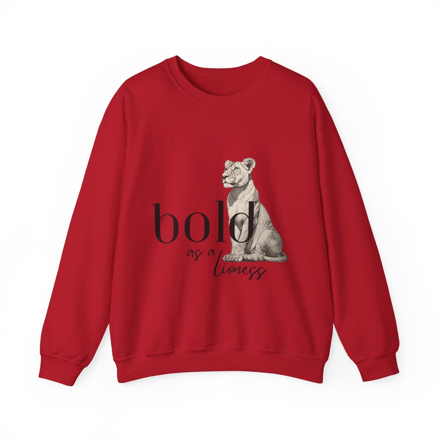 "Bold Lioness" Crewneck Sweatshirt
