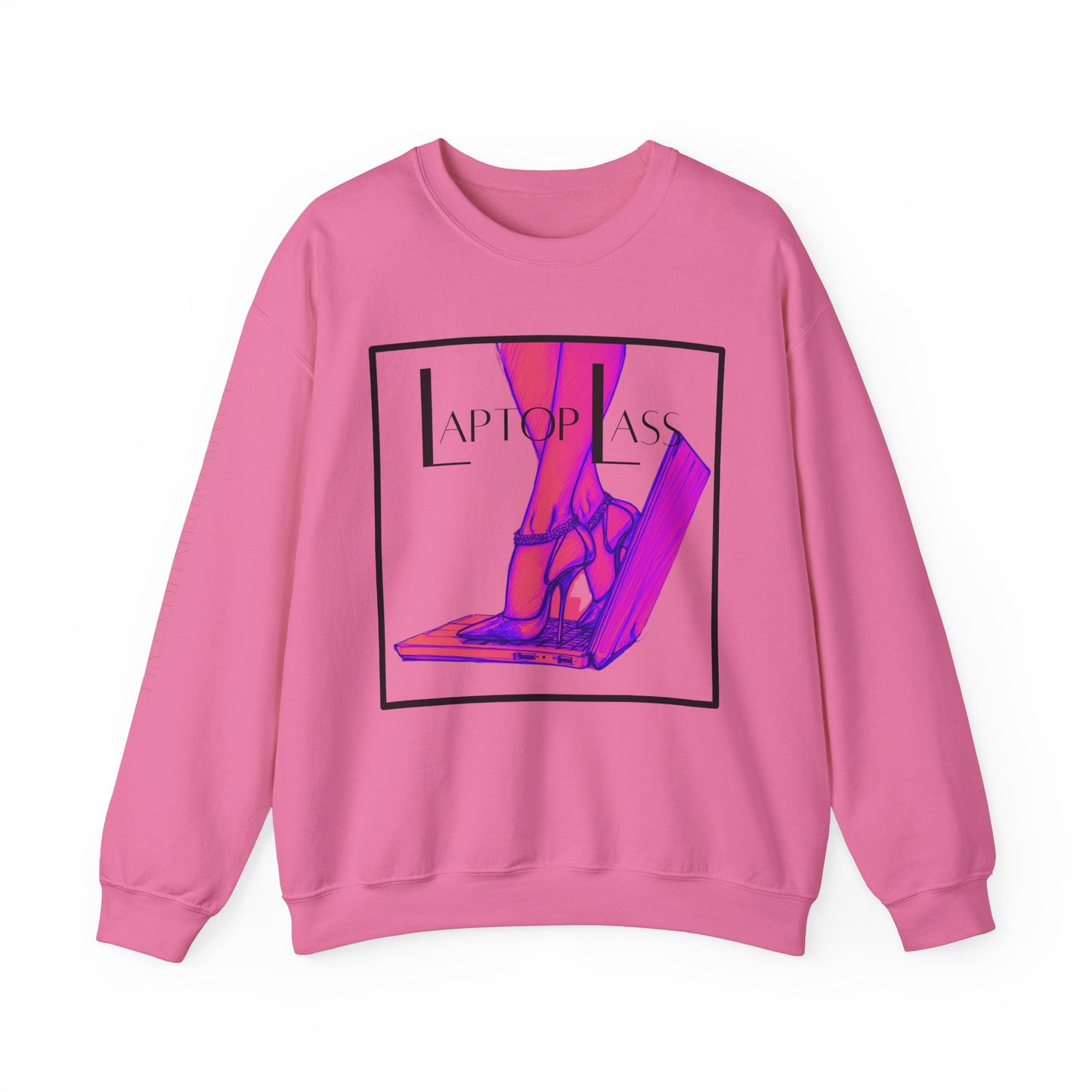 "Laptop Lass" Crewneck Sweatshirt