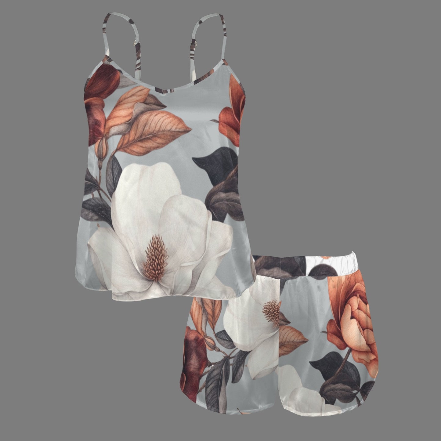 Rustic Roses Gray