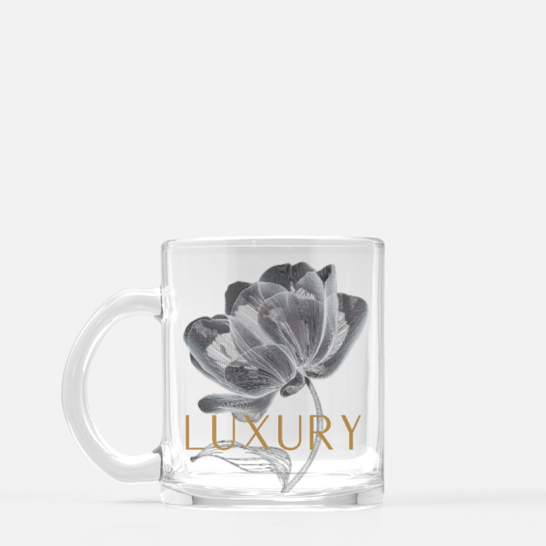 "Luxury" Glass Mug