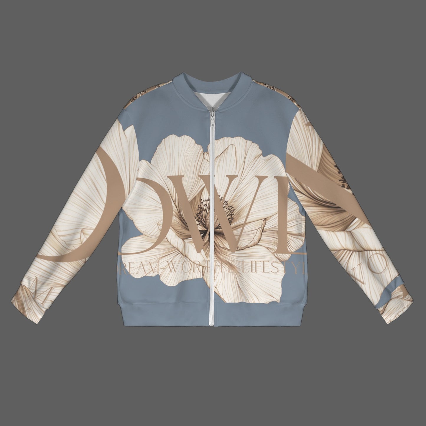 DWL Steel Blue Bomber Jacket