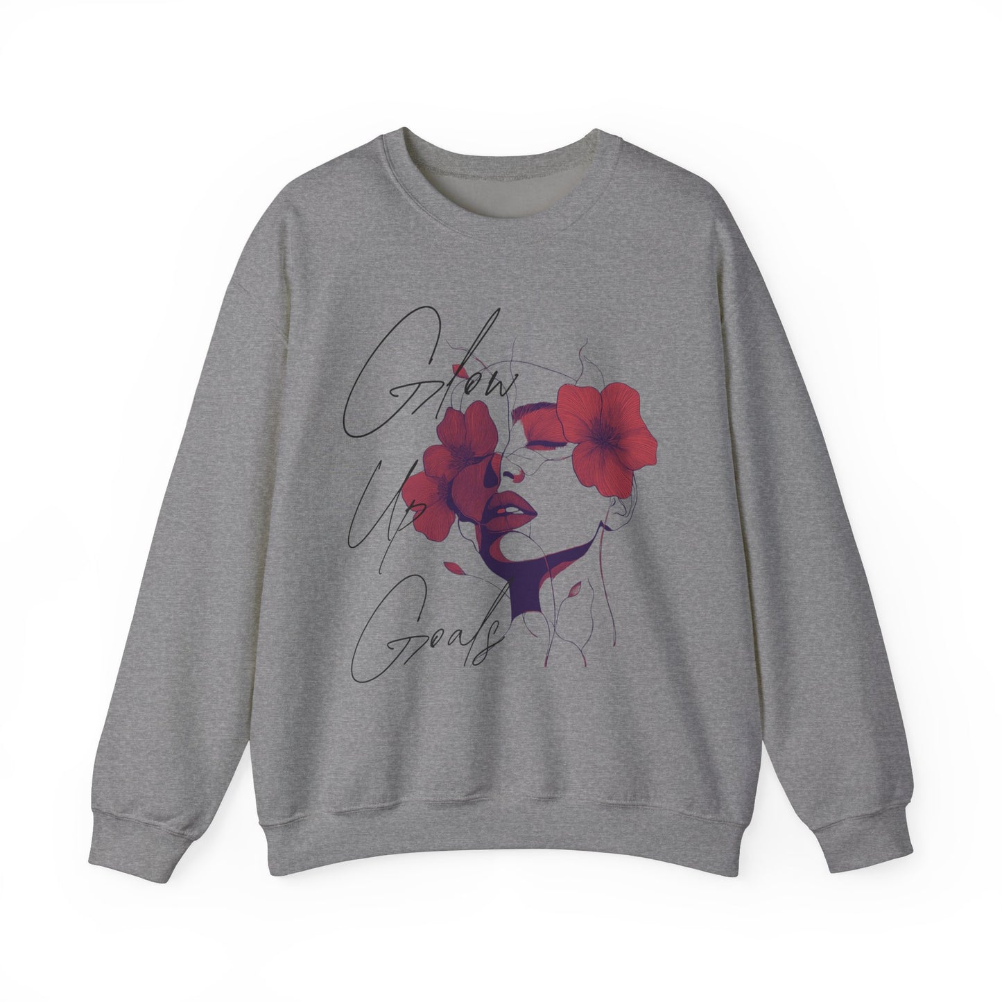 "Glow Up Goals" Crewneck Sweatshirt