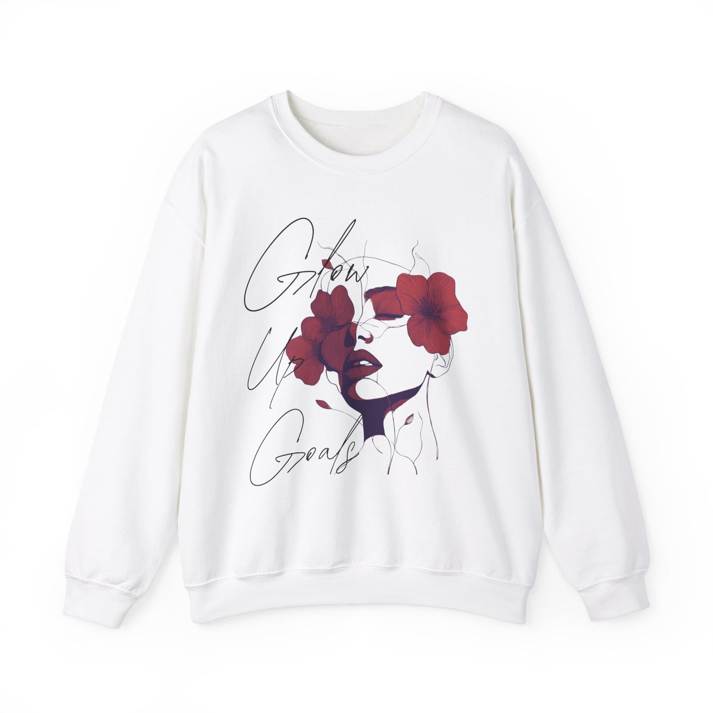 "Glow Up Goals" Crewneck Sweatshirt