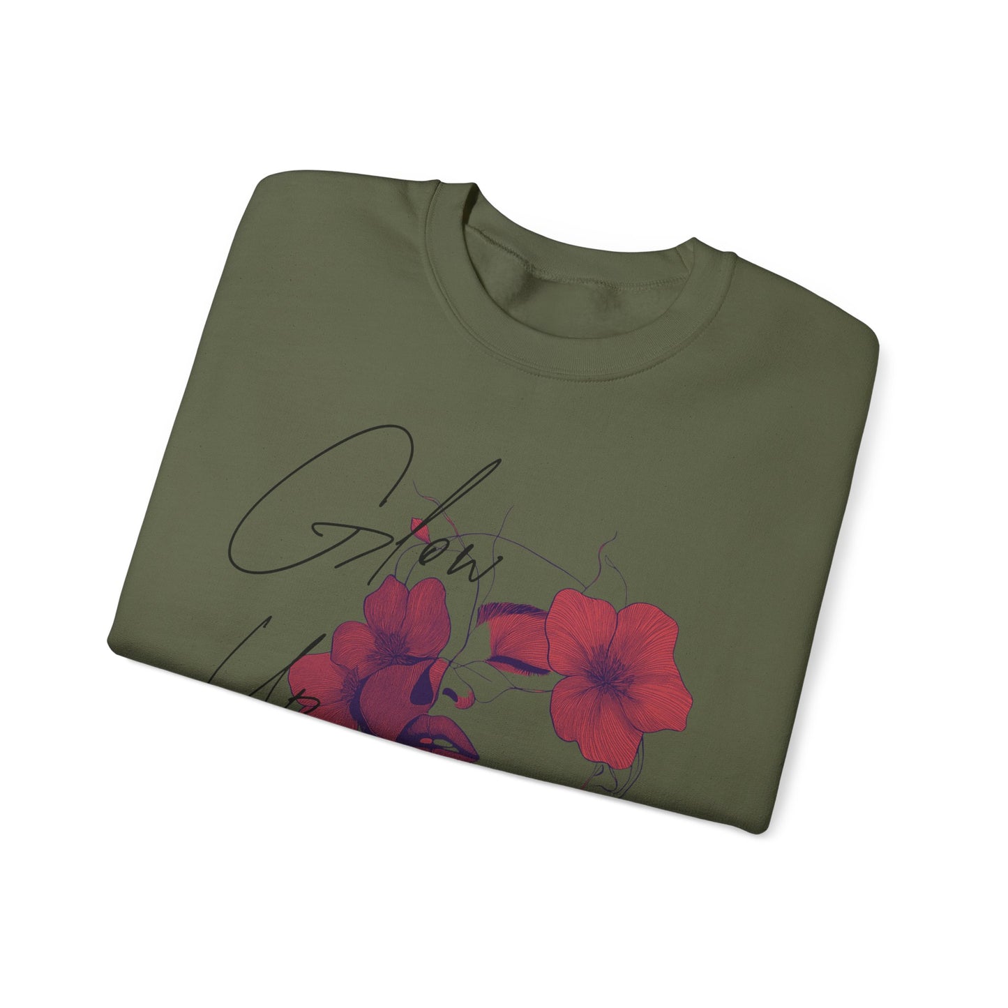"Glow Up Goals" Crewneck Sweatshirt