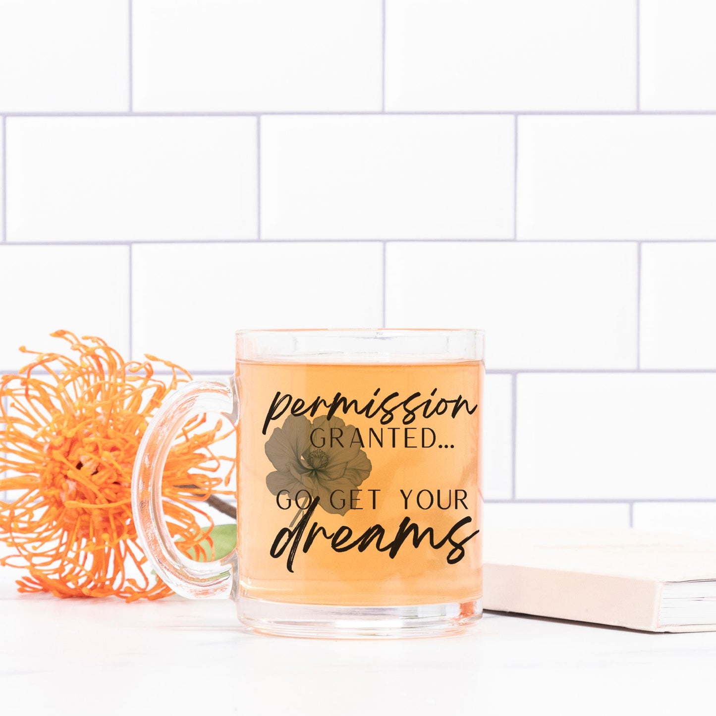 "Permitted Dreams" Glass Mug