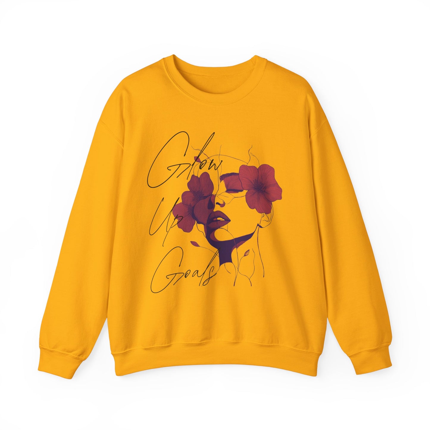 "Glow Up Goals" Crewneck Sweatshirt