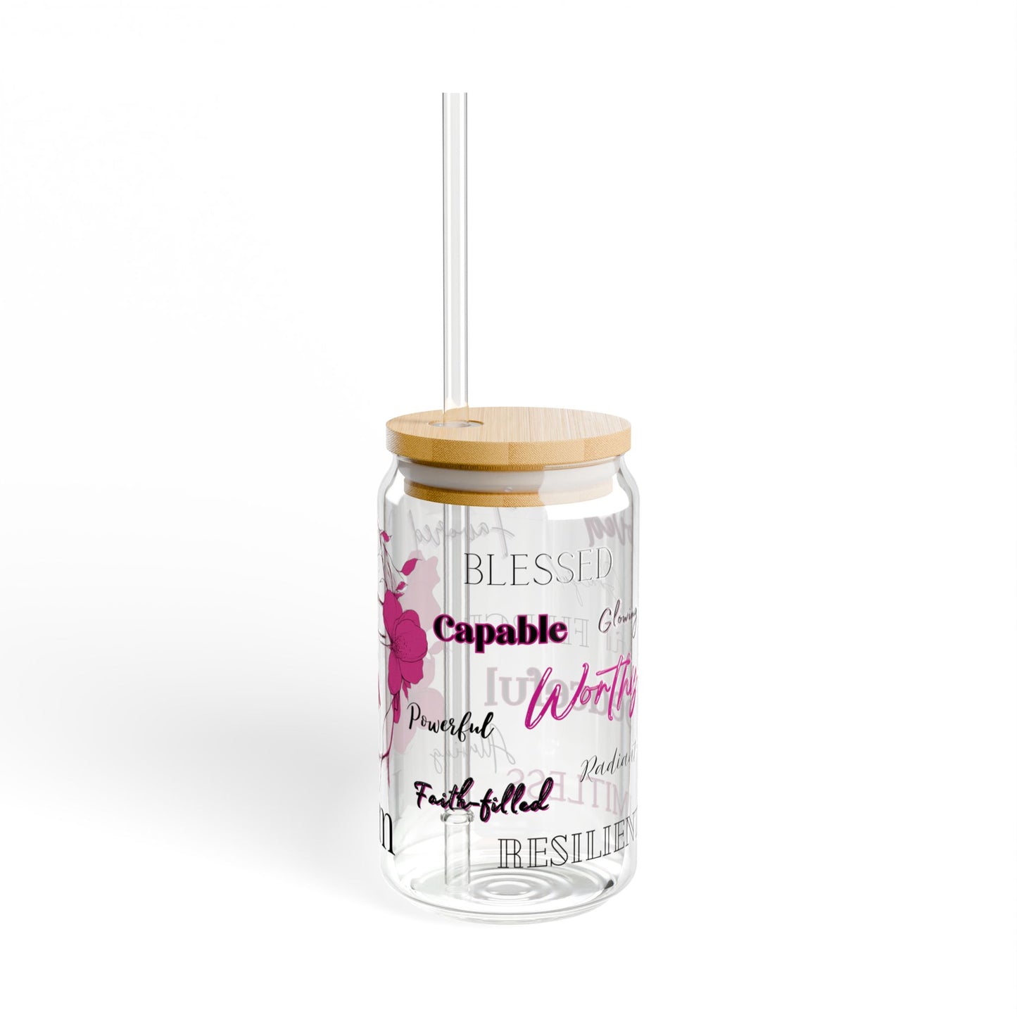 "I Am" Sipper Glass