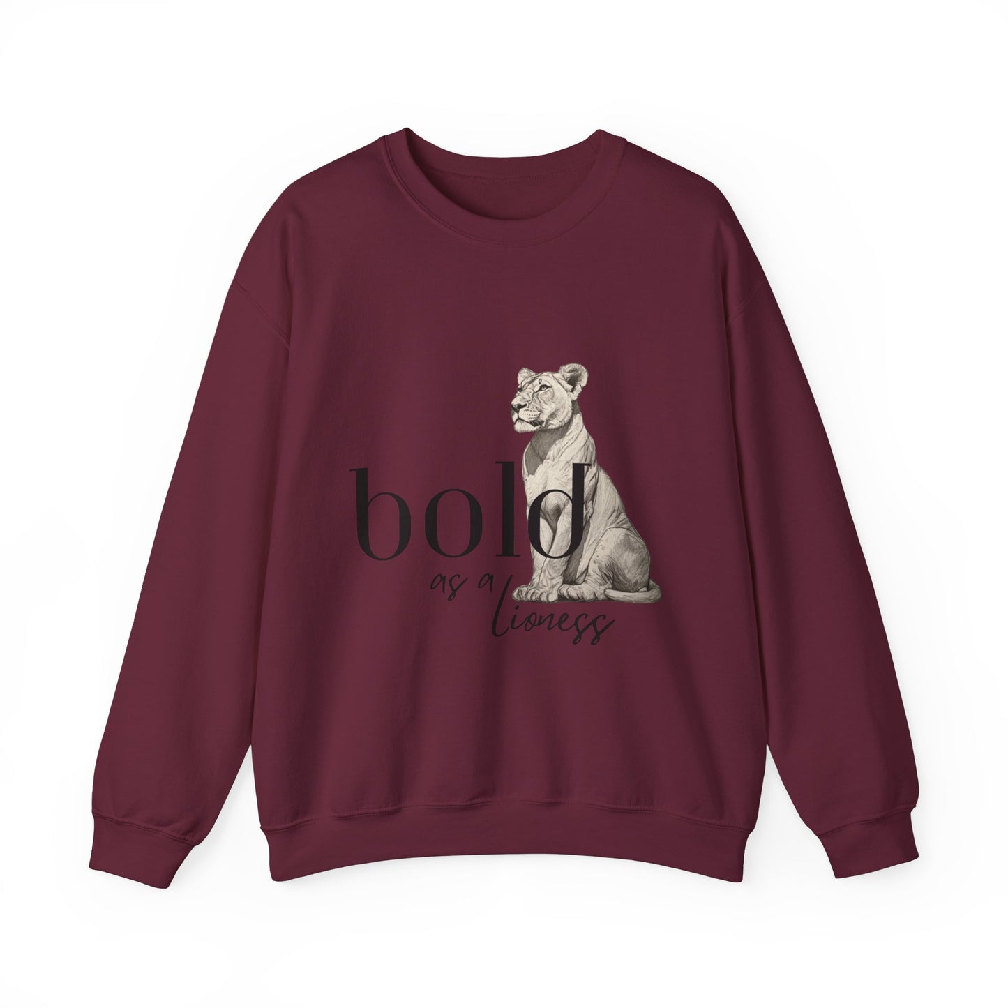 "Bold Lioness" Crewneck Sweatshirt