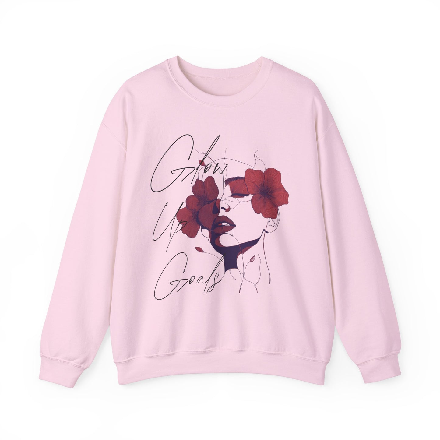 "Glow Up Goals" Crewneck Sweatshirt
