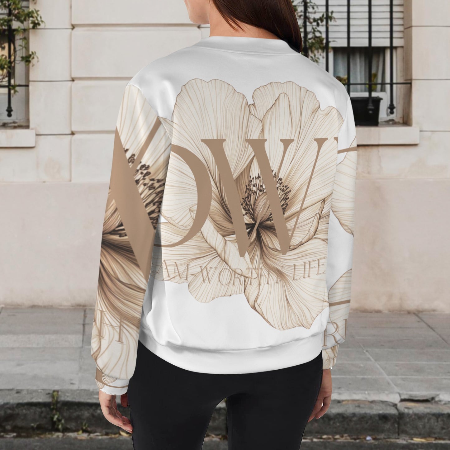 DWL White Bomber Jacket