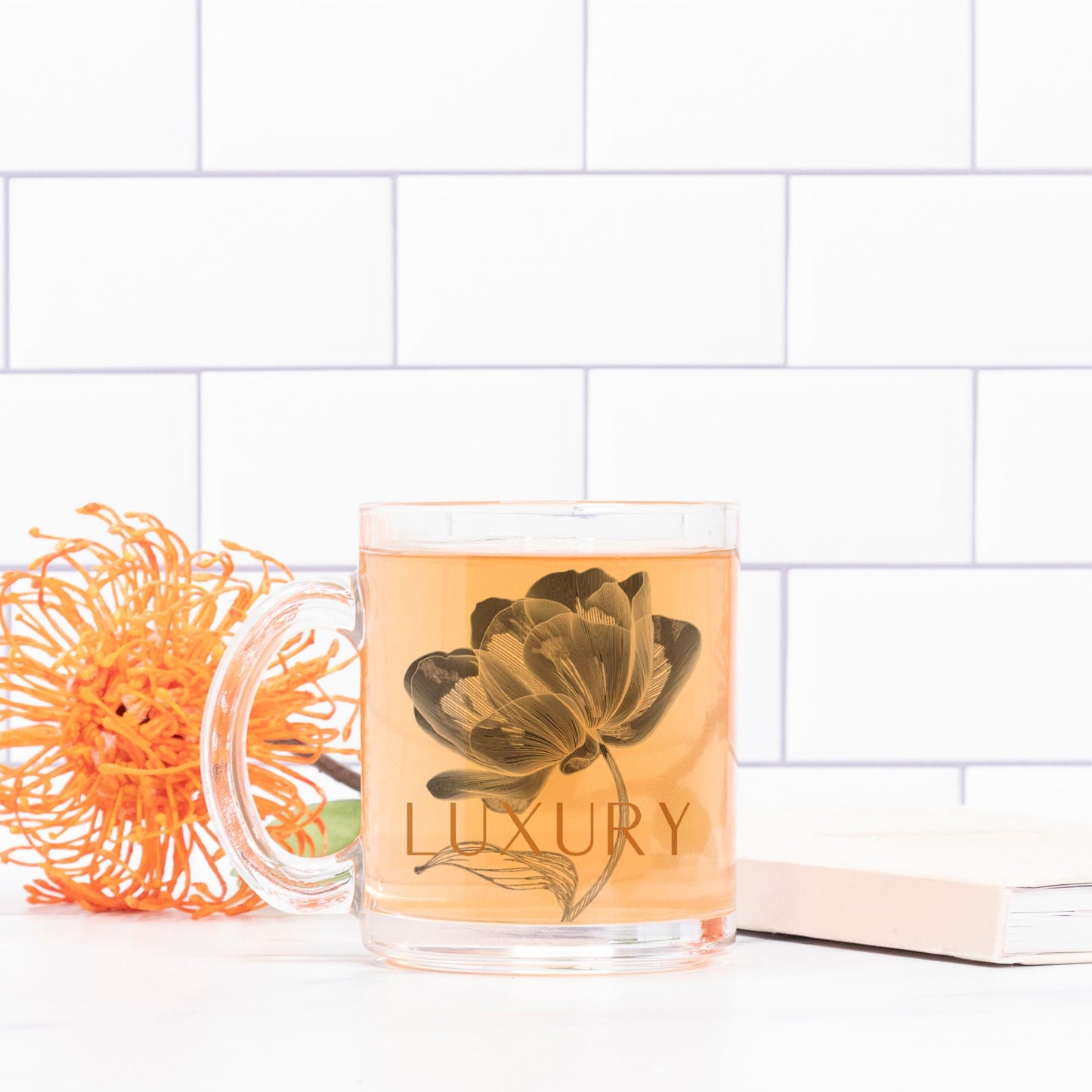 "Luxury" Glass Mug