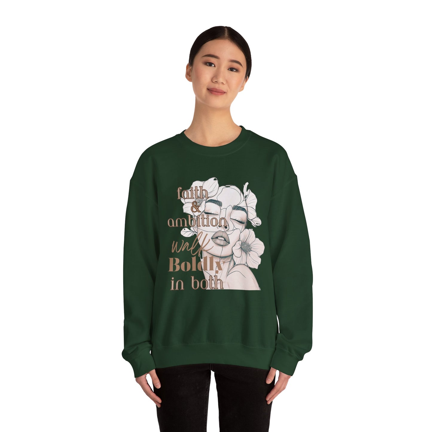 "Faith And Ambition" Crewneck Sweatshirt