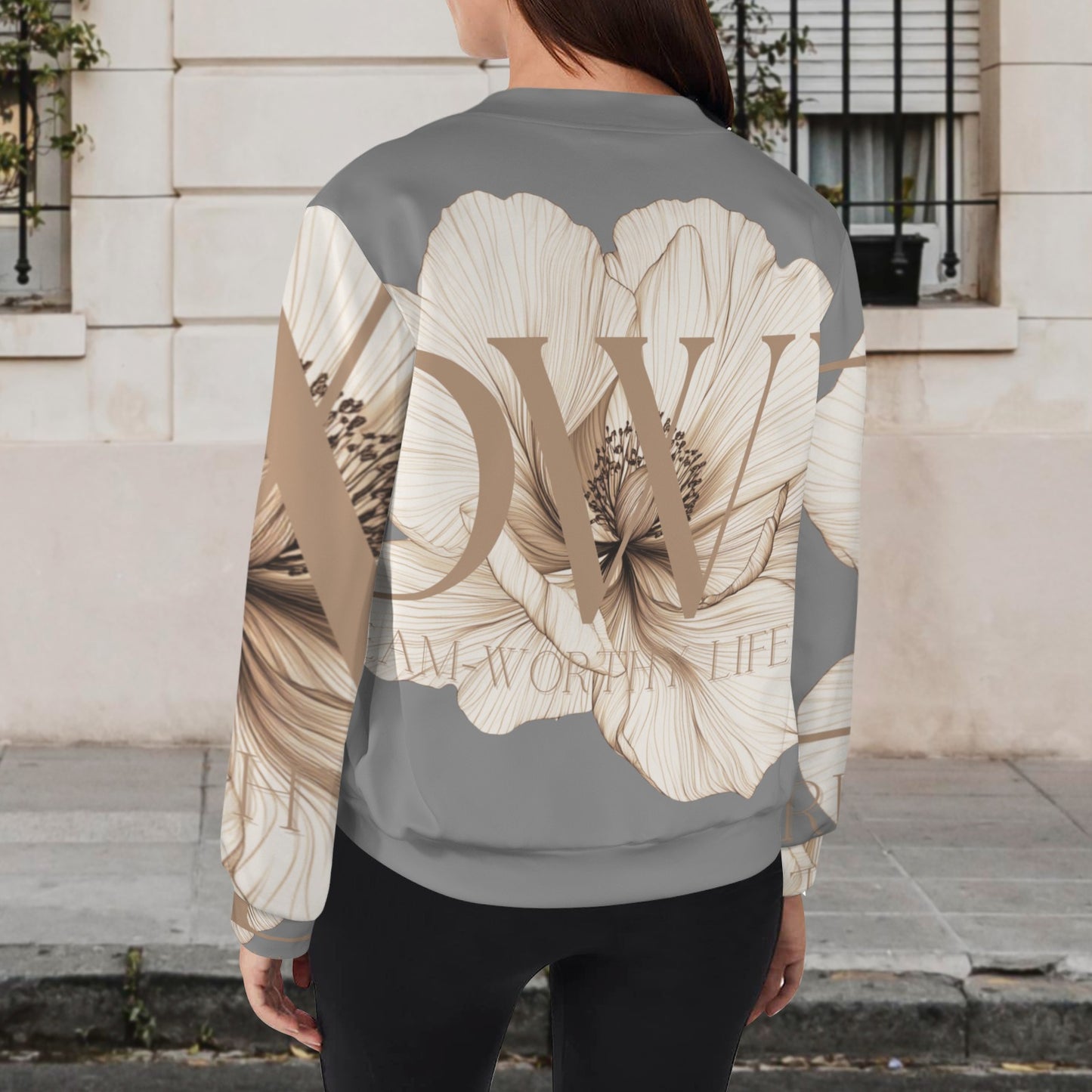 DWL Gray Bomber Jacket