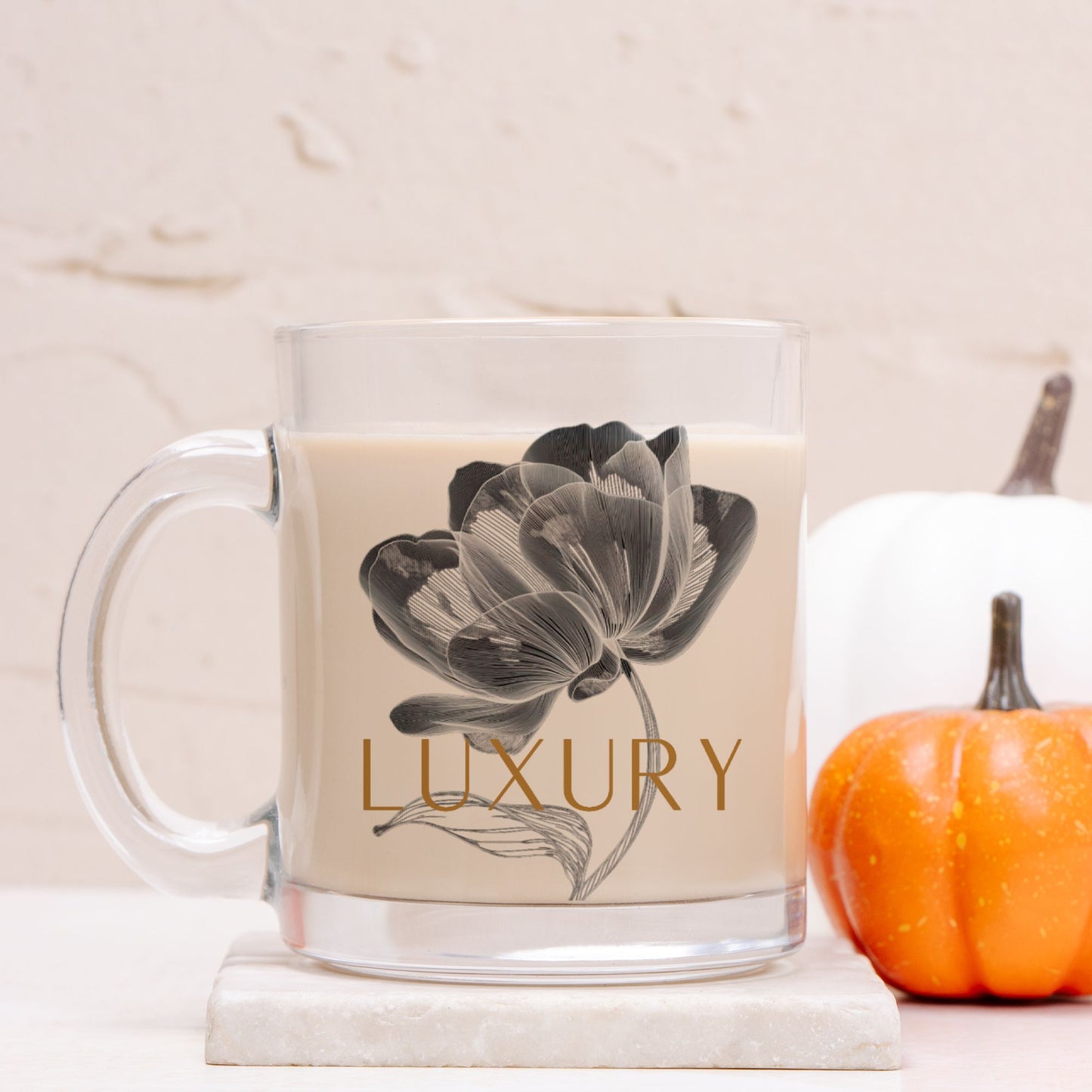"Luxury" Glass Mug