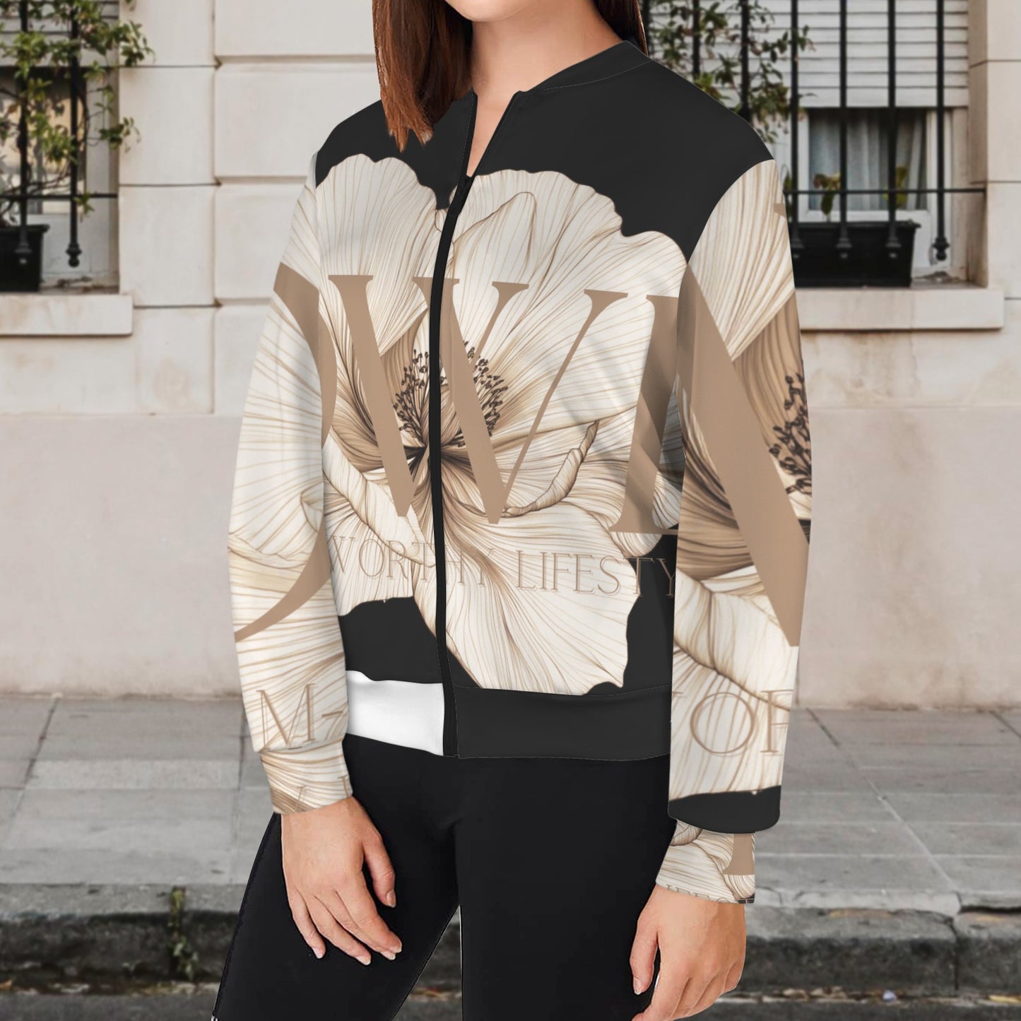 DWL Black Bomber Jacket