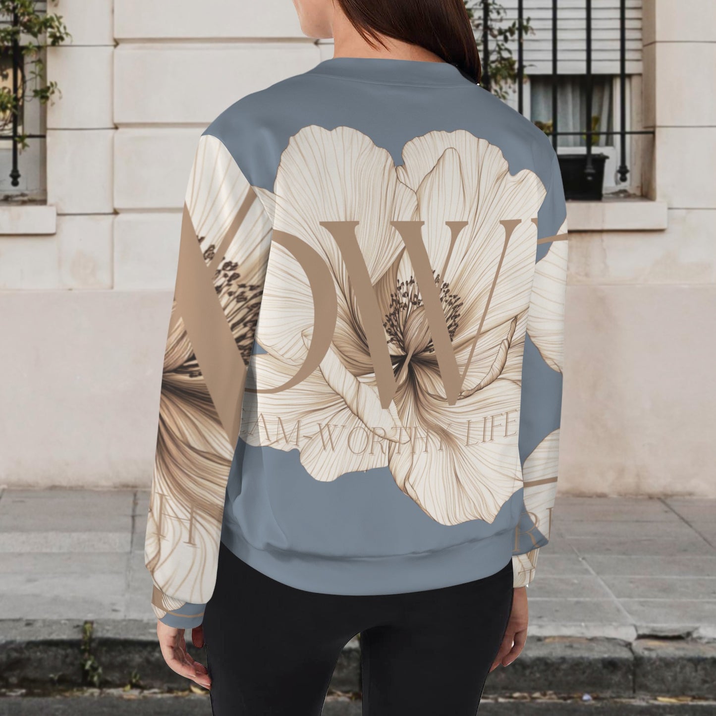 DWL Steel Blue Bomber Jacket