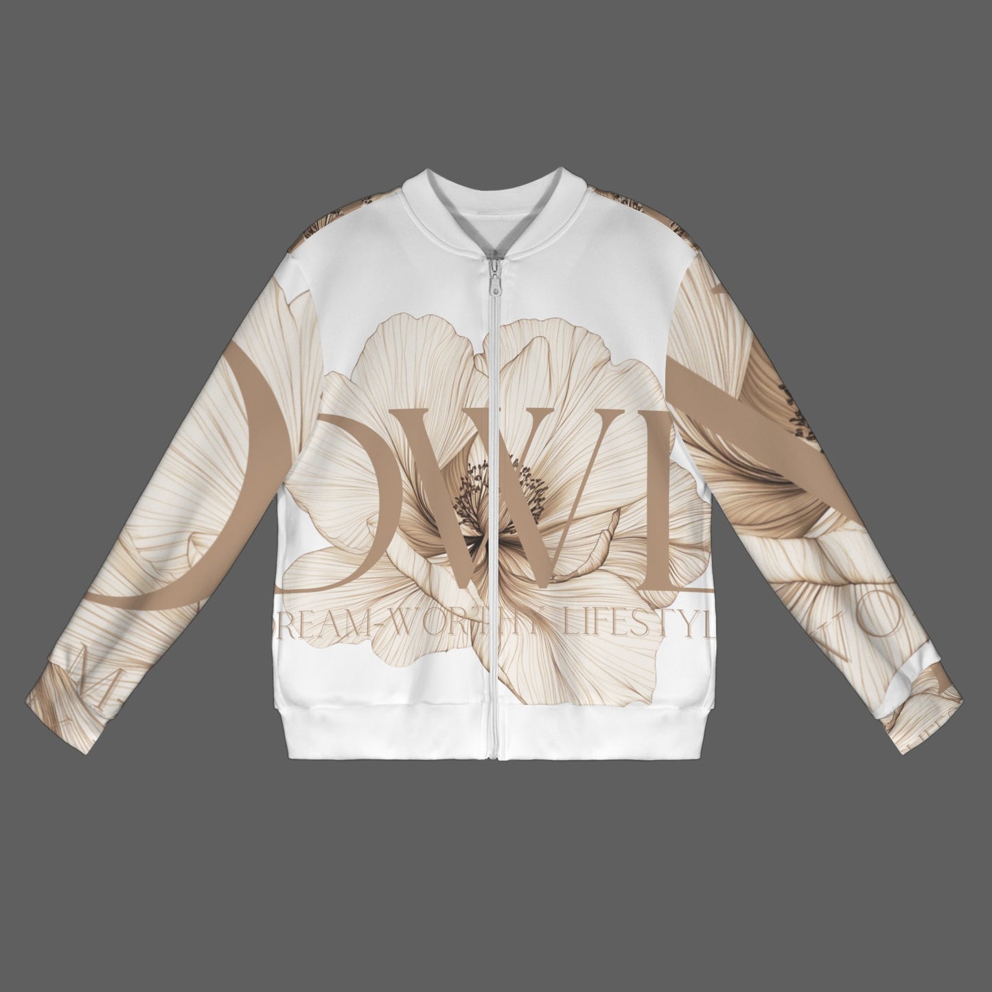 DWL White Bomber Jacket