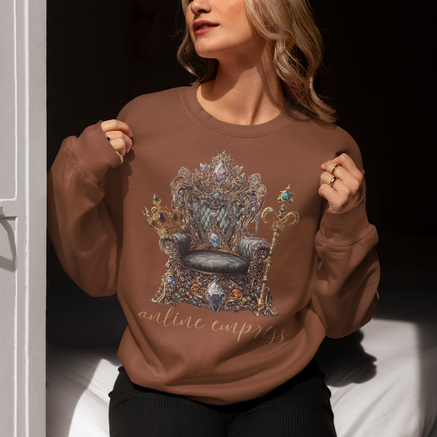 "Online Empress" Crewneck Sweatshirt