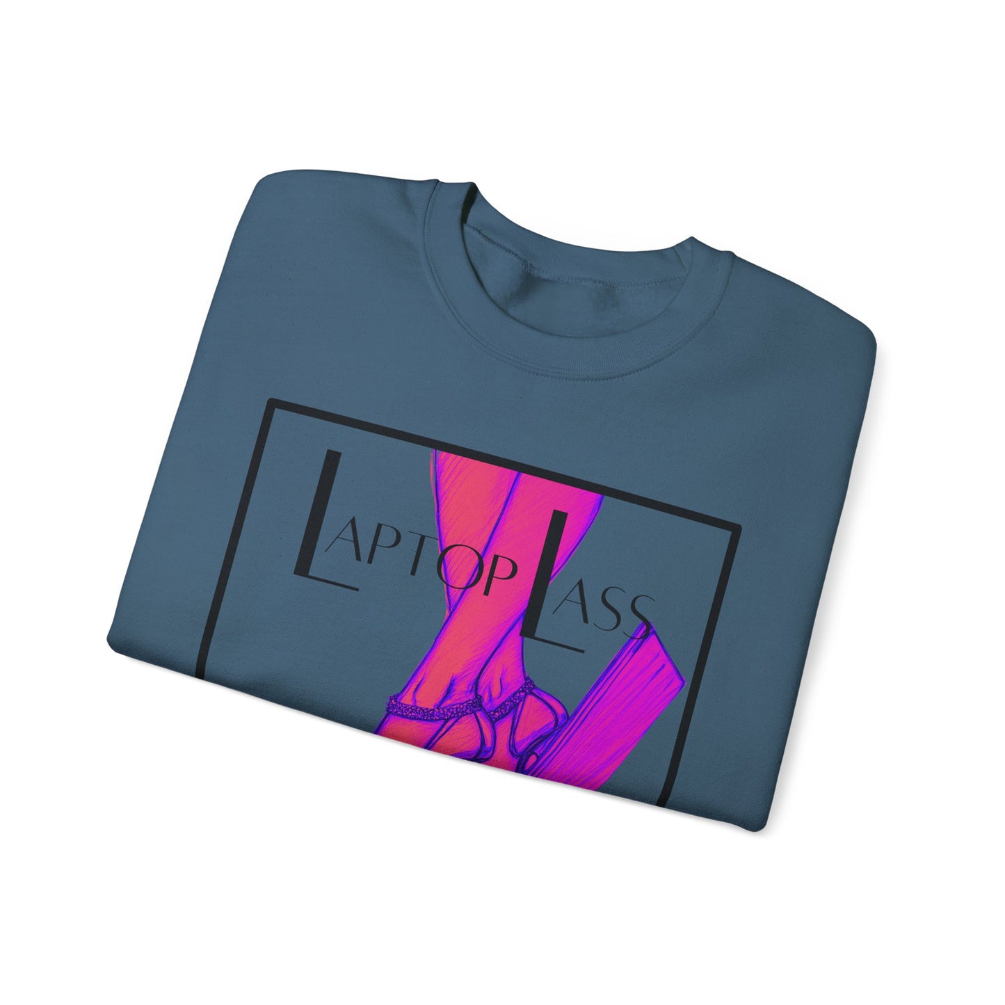 "Laptop Lass" Crewneck Sweatshirt