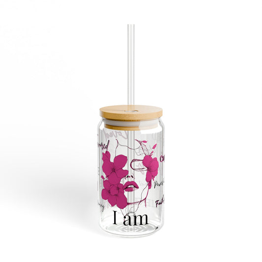 "I Am" Sipper Glass