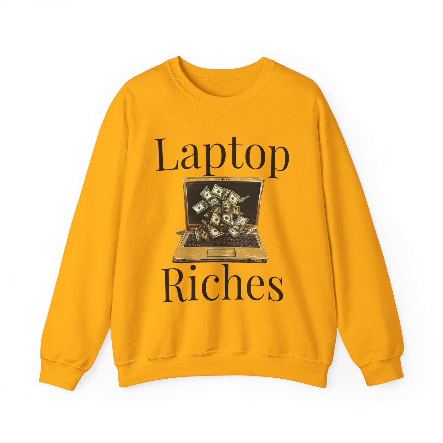"Laptop Riches" Crewneck Sweatshirt