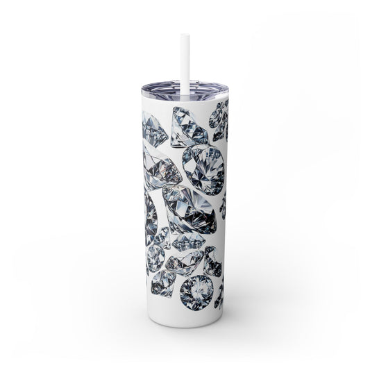 "Diamonds" Skinny Tumbler