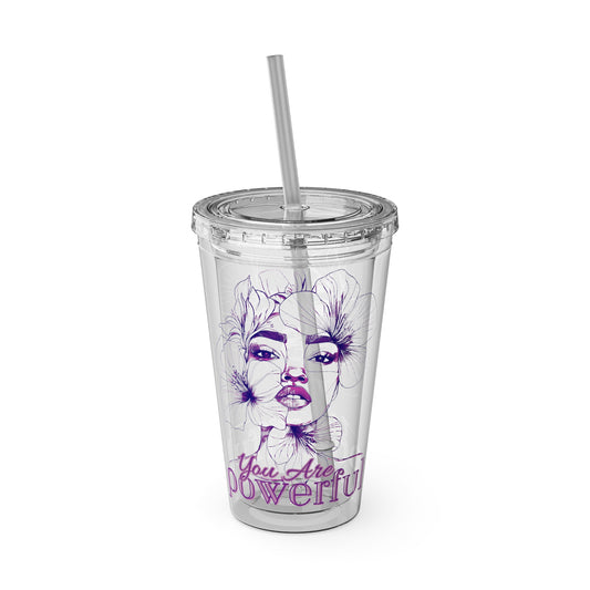 "You Are Powerful" Sunsplash Tumbler