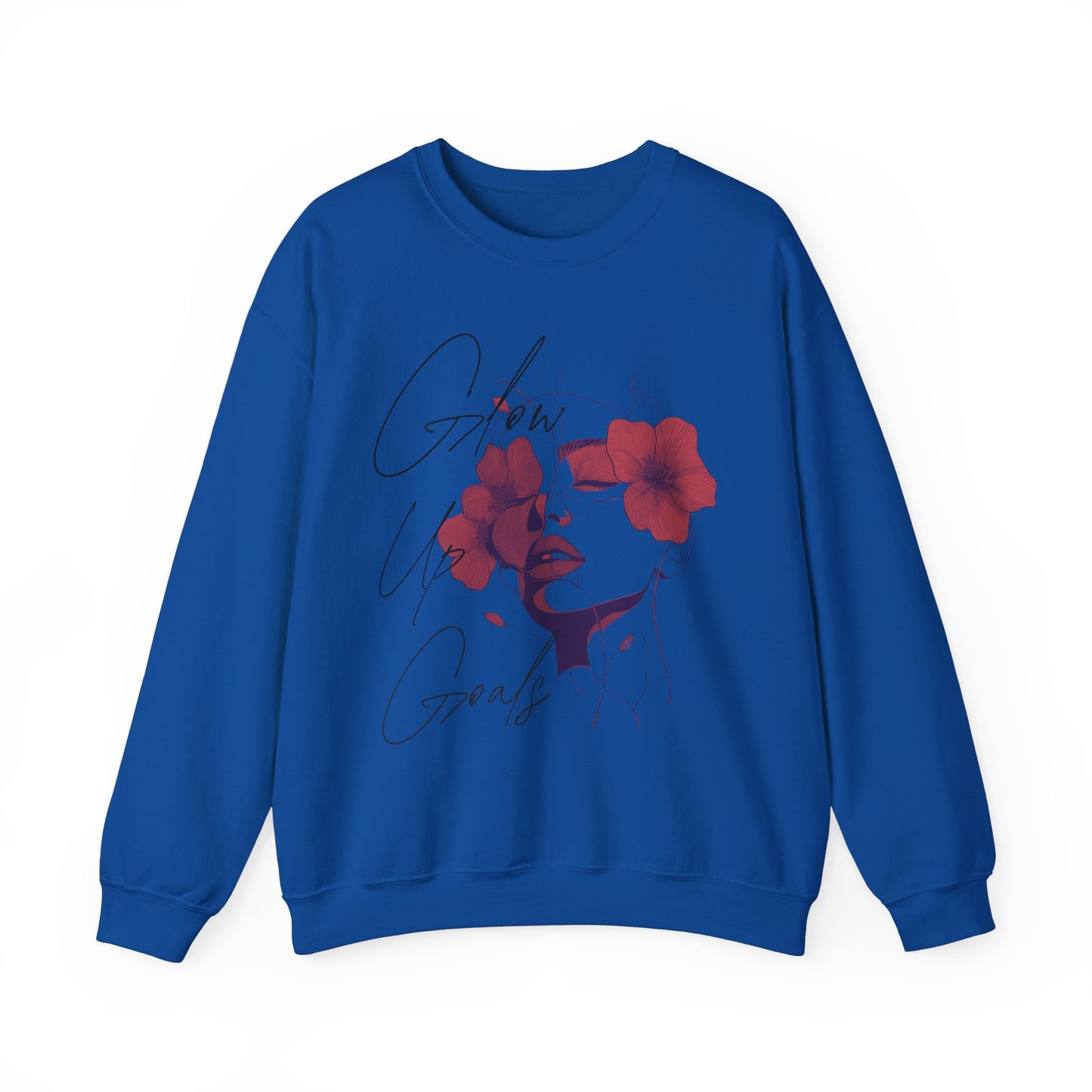 "Glow Up Goals" Crewneck Sweatshirt