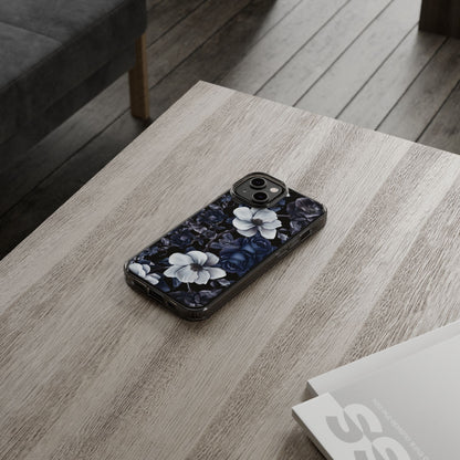 "Night Floral" Clear Phone Cases