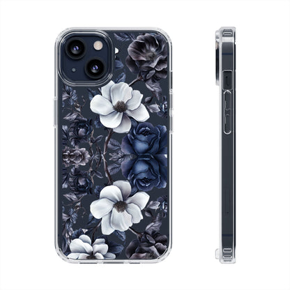 "Night Floral" Clear Phone Cases