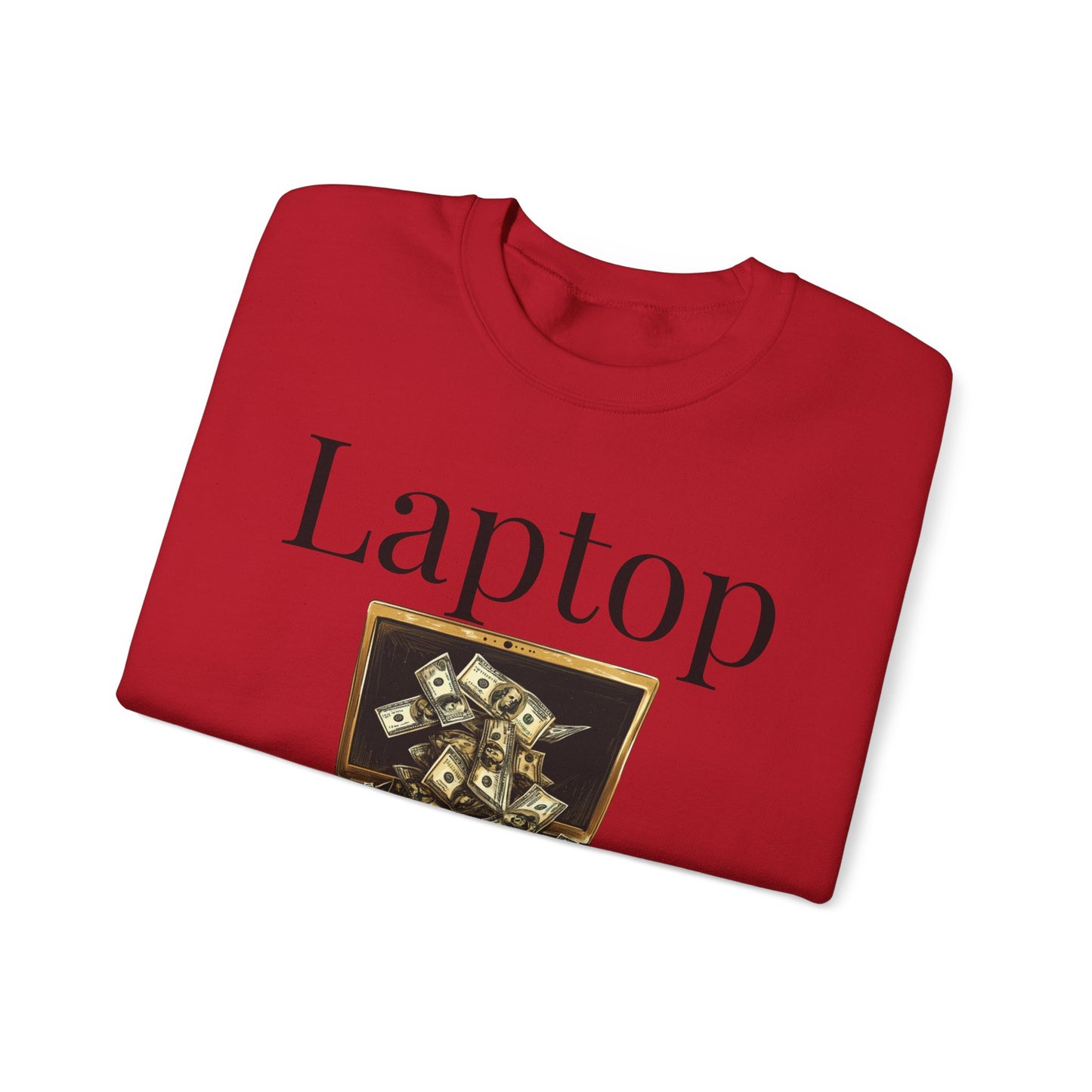 "Laptop Riches" Crewneck Sweatshirt
