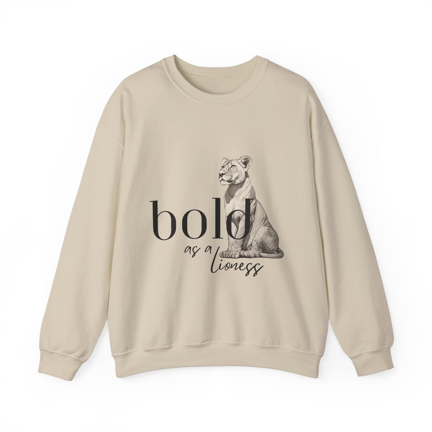 "Bold Lioness" Crewneck Sweatshirt