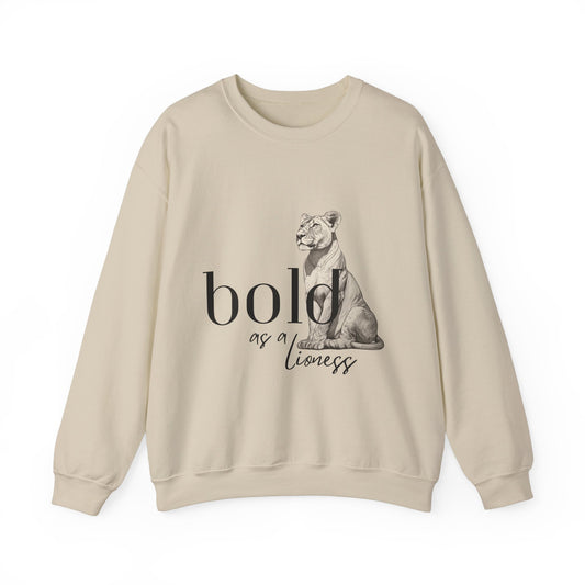 "Bold Lioness" Crewneck Sweatshirt