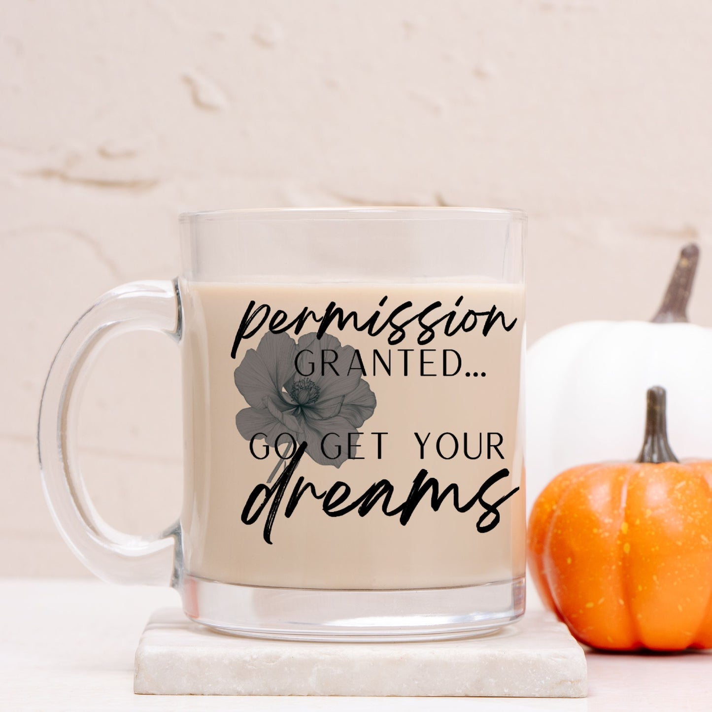 "Permitted Dreams" Glass Mug