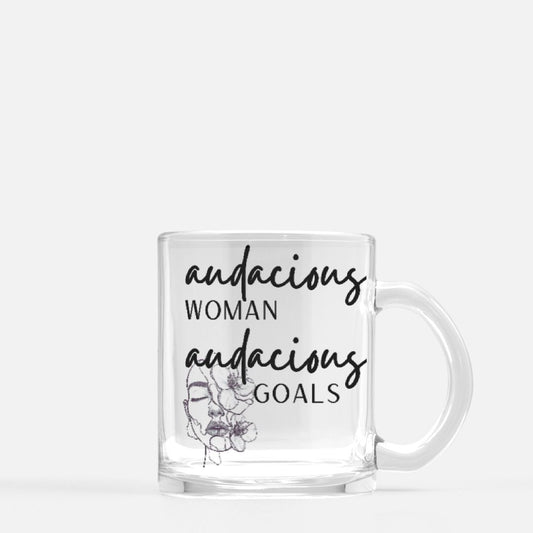 "Audacious" Glass Mug
