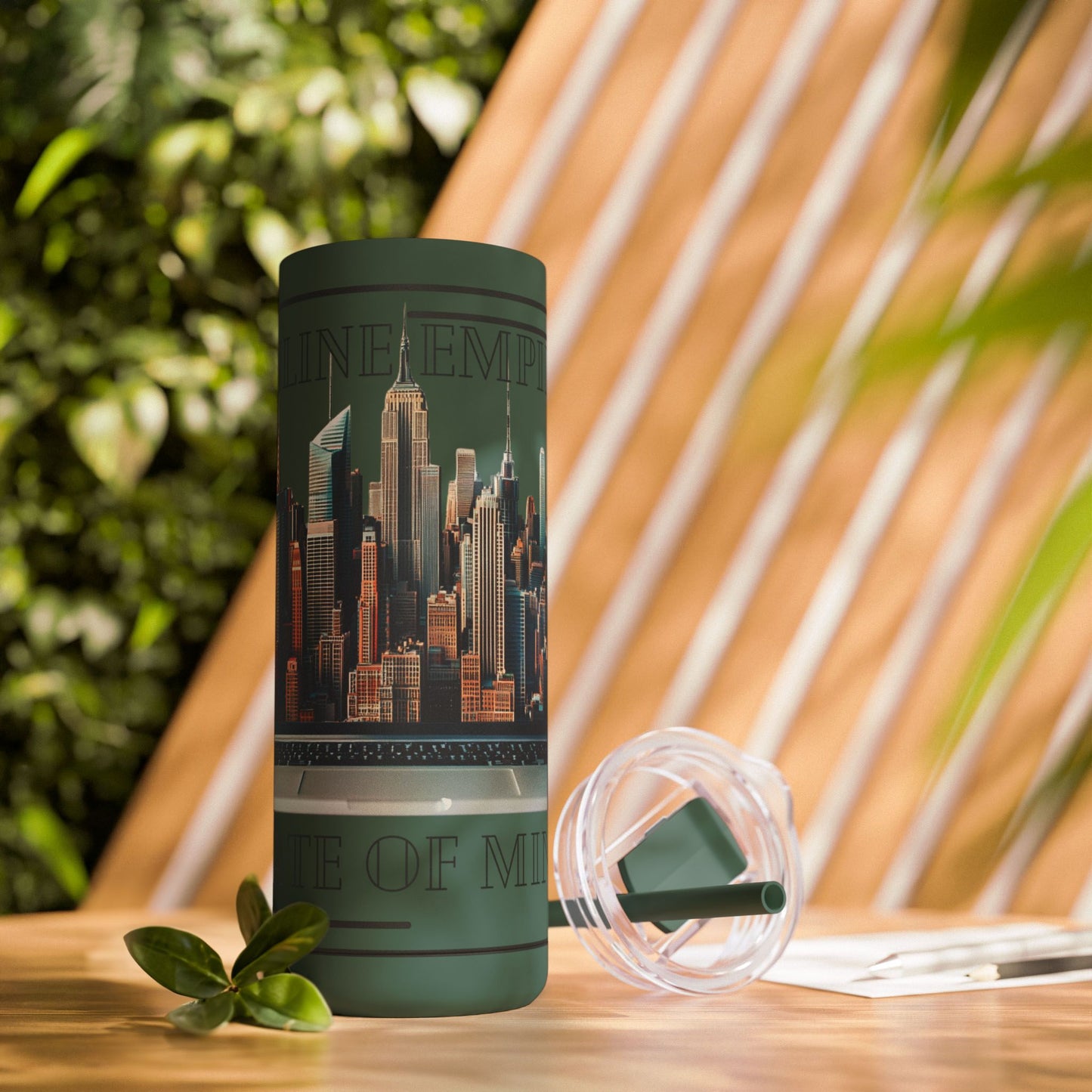 "Online Empire" Skinny Matte Tumbler