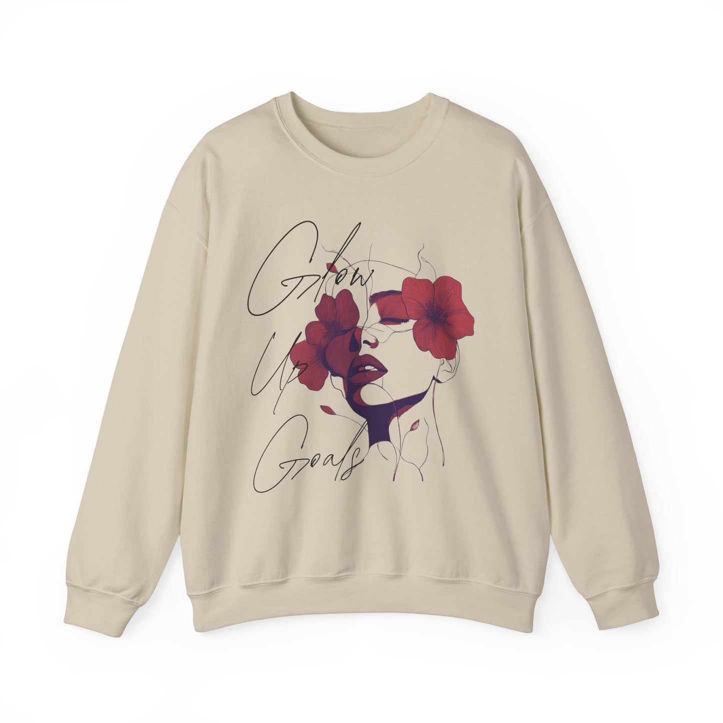 "Glow Up Goals" Crewneck Sweatshirt