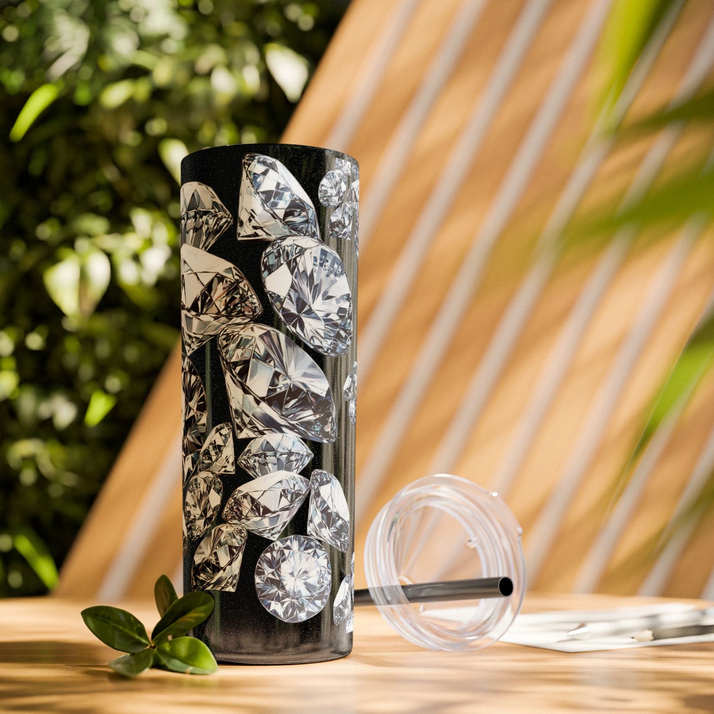 "Diamonds" Skinny Tumbler